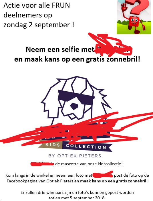 Speciale winactie voor alle FRUN deelnemers vandaag!